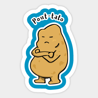 The Pout-tato Sticker